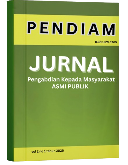 					View Vol. 2 No. 1 (2026): Jurnal Pengabdia Kepada Masyarakat Asmi Publik
				